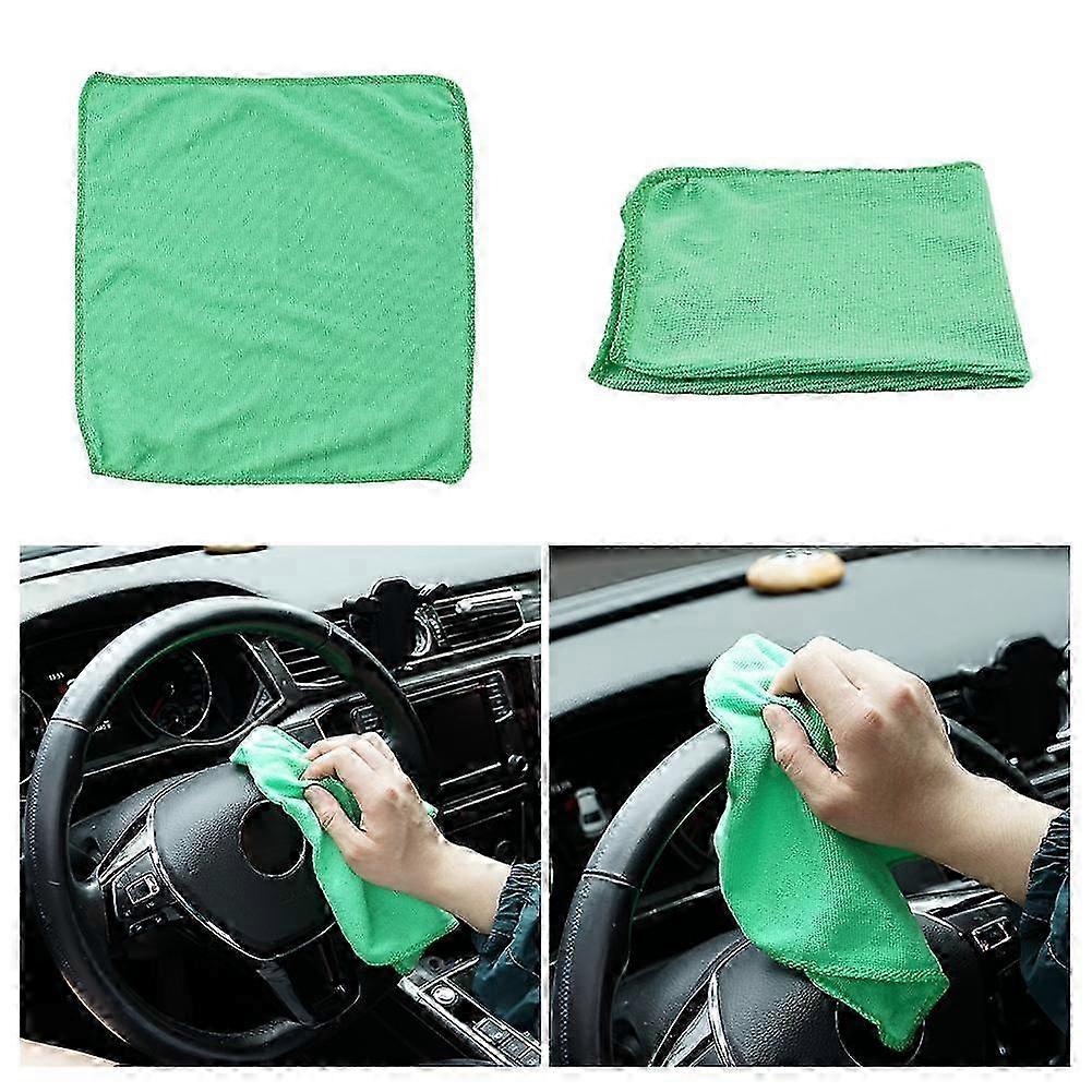 Soft Microfiber Cloth No-Scratch Absorbent 30x30cm