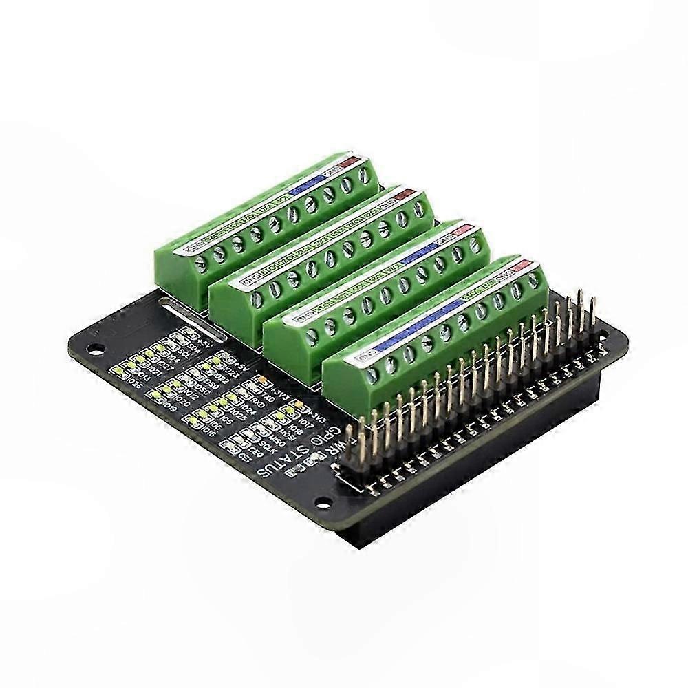 GPIO Expansion Board Breakout Hat with Screw Terminals Compatible with Raspberry Pi 2B/3B/3B+/4B/Zero/Zero W