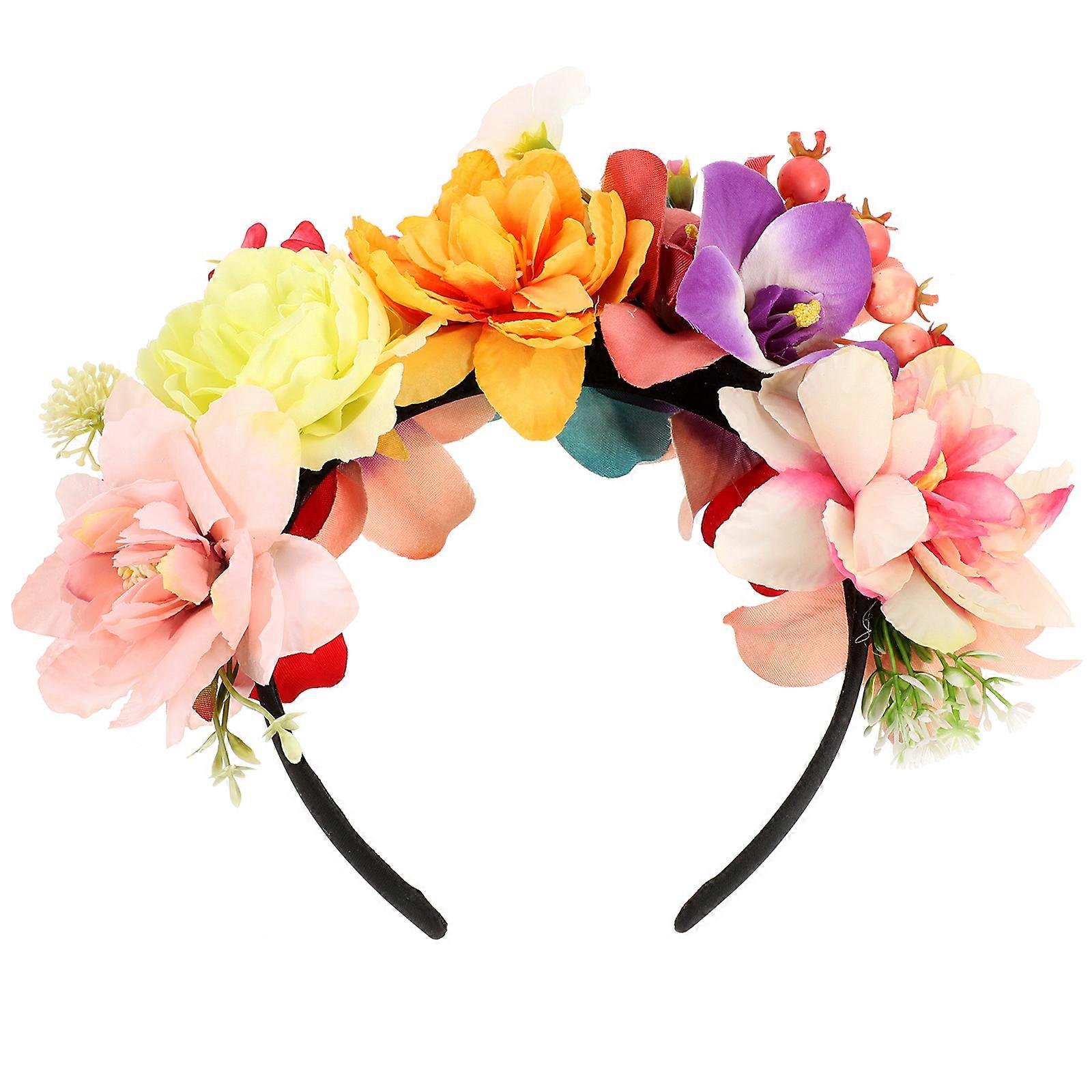 Simulation Flower Headband for Party Decor Cloth