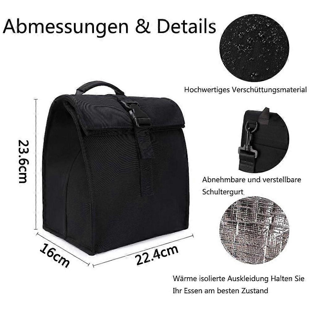 Temperature-Controlled Insulated Lunch Bag