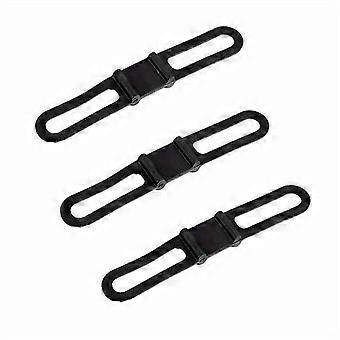 3 Pack Bike Strap Light Holders Adjustable Flashlight Phone Mount Straps