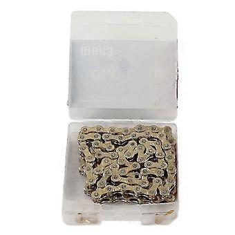 10-speed bicycle chain, manganese steel, mountain bike/road bike chain with chain connector, gold-plated. top quality