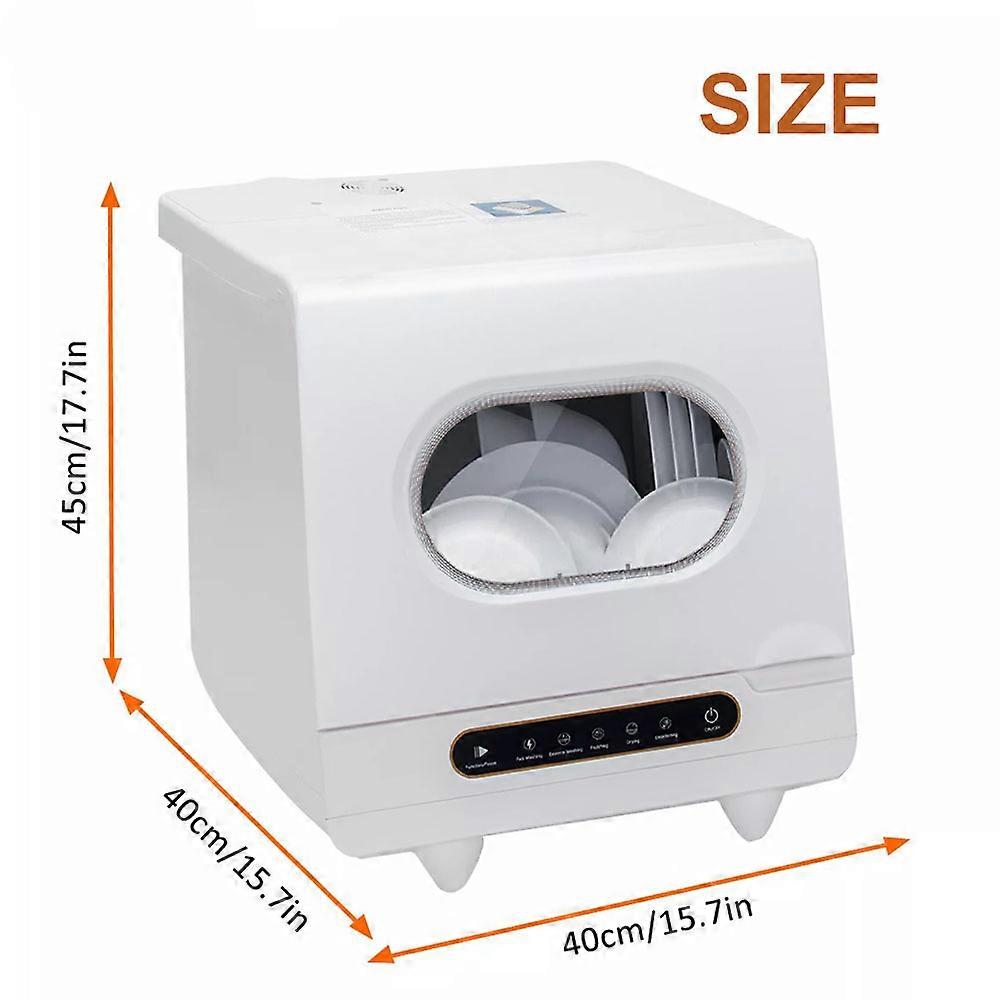 Mini Table Top Dishwasher 5 Programs Portable Countertop Dishwasher Machine UK