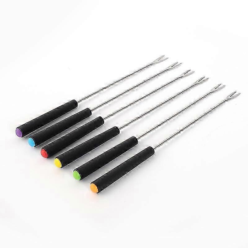 6pc Reusable Fondue Fork Set Stainless