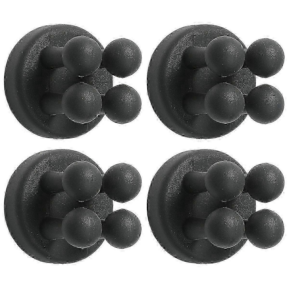 4Pcs Flexible Silicone Hooks