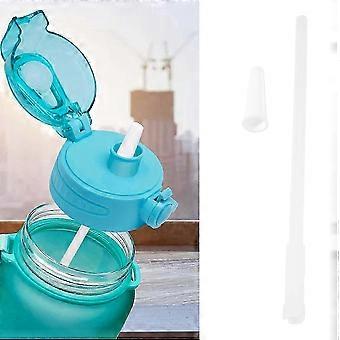 Compatible Straws compatible with 1000ml/2000ml Water Jug, 3pc Adjustable Reusable Straws