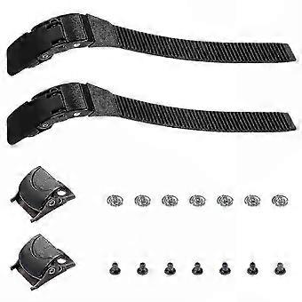 Secure Attachment - 2 Packs Replacement Straps, Energy Bands & Tool Accessory Kit for Roller Skates, Inline Skating Shoes & Snowboard Bindings