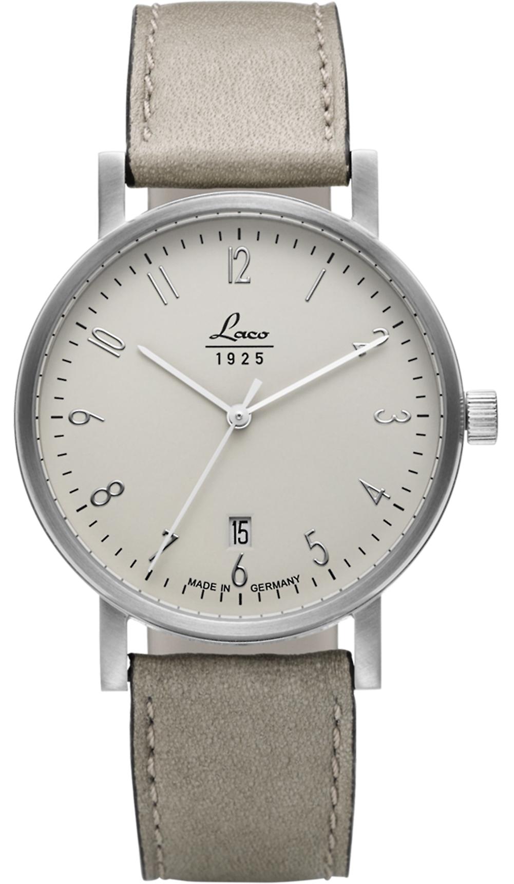 Laco cottbus Watch for Unisex Analog Automatic with Cowskin Bracelet 862063