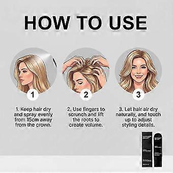Daily Hair Styling for Bouncy, Fuller-Looking Hair – Lightweight Peach-Scented Volumizing Hair Setting Spray with Long-Lasting Hold