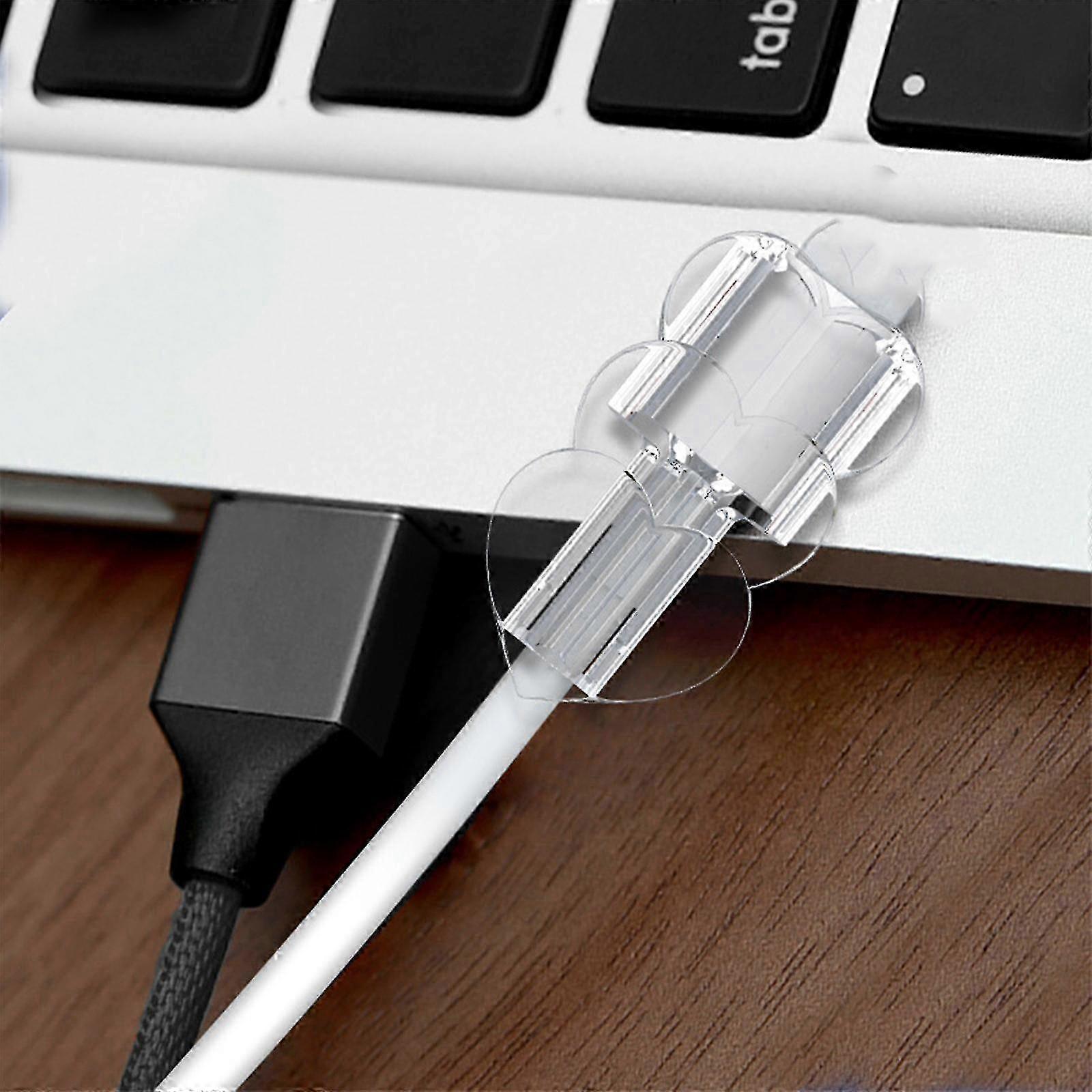 Clear Silicone Cable Guard Heart Design