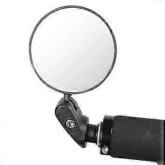 Bike Rearview Mirror, 360 Rotation Adjustable Wide Angle, Compatible with 17.4-22mm Handlebar, 22-32mm Base Size