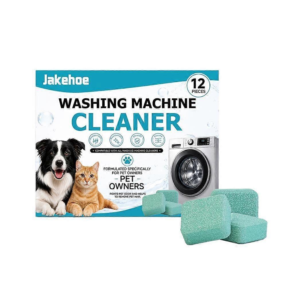 Washing Machine Cleaner Tablets - Odor Removal 12 Count Septic Safe