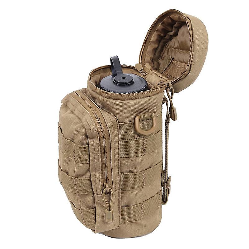 Tactical Molle Water Bottle Pouch - Waist/shoulder Bag For Army Fans, Climbing, Camping, Hiking