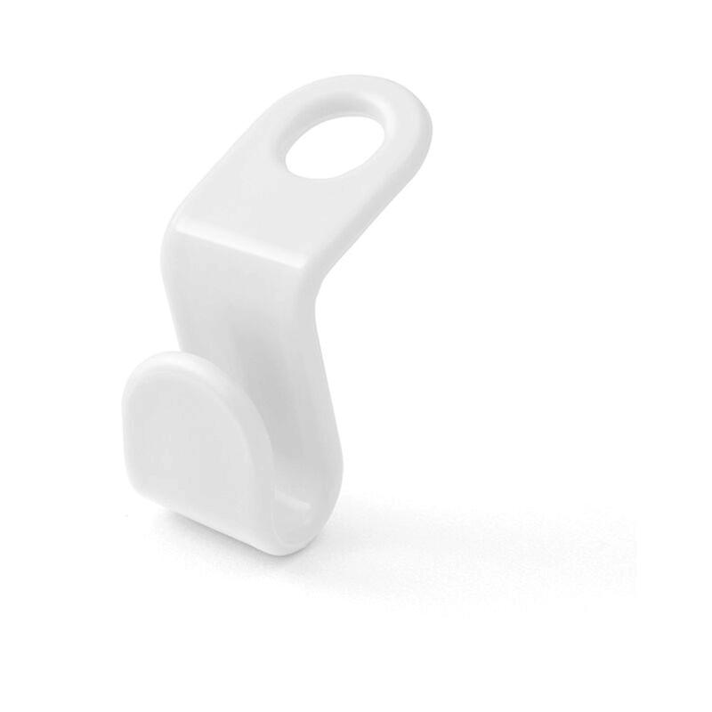 30 Pieces Clothes Hanger Connector Hooks Space Saving Hanger Connectors Closed Hanger Clips White Hanger Extension Clips with Drawstring Cloth Bag, "5