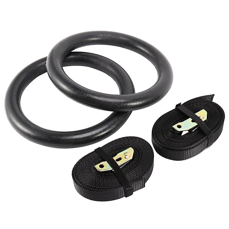 Gymnastic Rings Pull-up Fitness Gym Rings With Adjustable Straps For Strength Training Workout