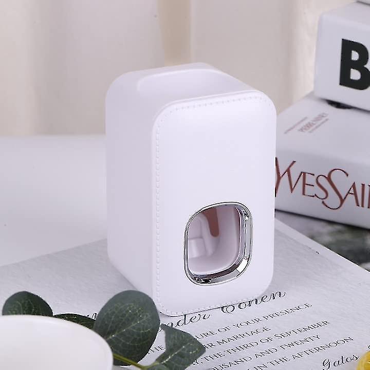 Toothpaste Dispenser, Automatic Dispenser (white)