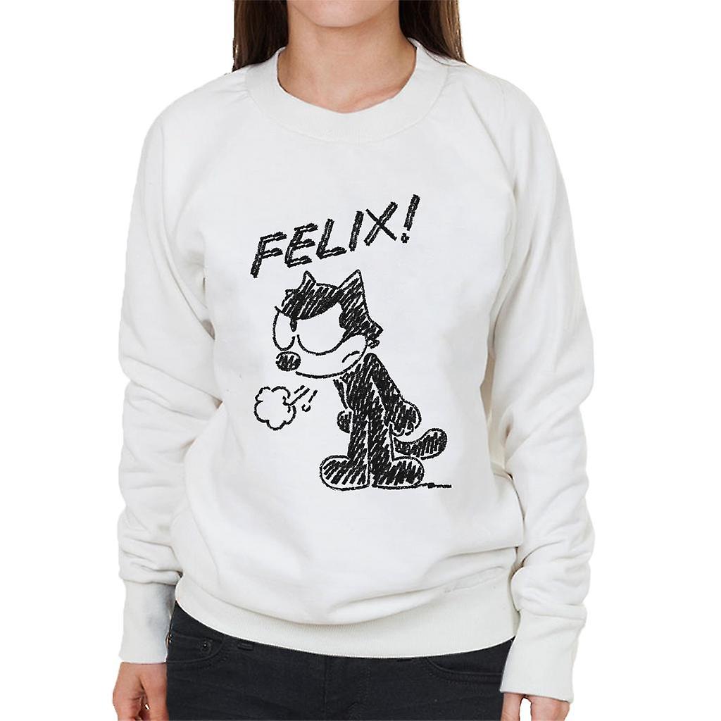 Felix The Cat Angry Women's Sweatshirt