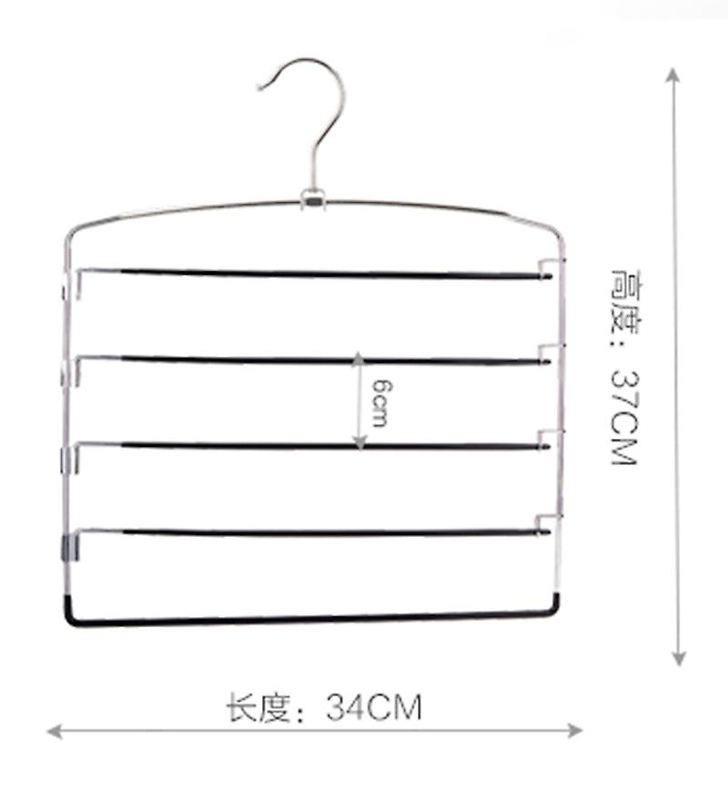 Pants Hanger, 360° Swivel Hangers with Non-Slip Foam Padding for Pants