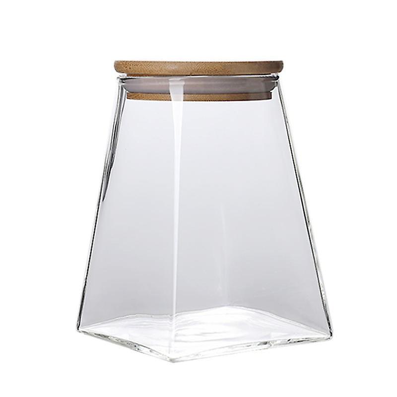 Geometric Grain Airtight Storage Jar