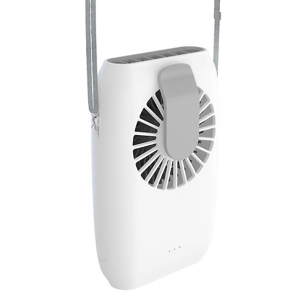 Vit hängande midja Mini Hold utomhus bärbar DC luftkylare fläkt