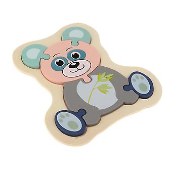 Wooden Jigsaw Puzzle Toy Children Kids Educational Animals Puzzles Panda