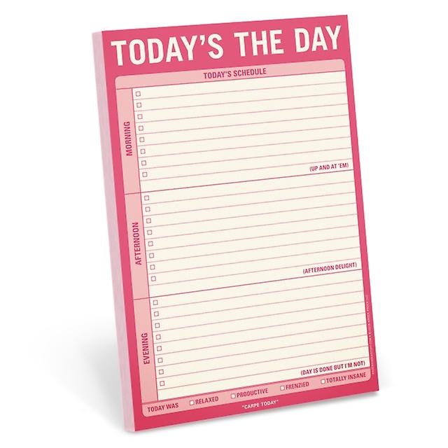 Knock Knock Todays The Day Pad Paperback Book