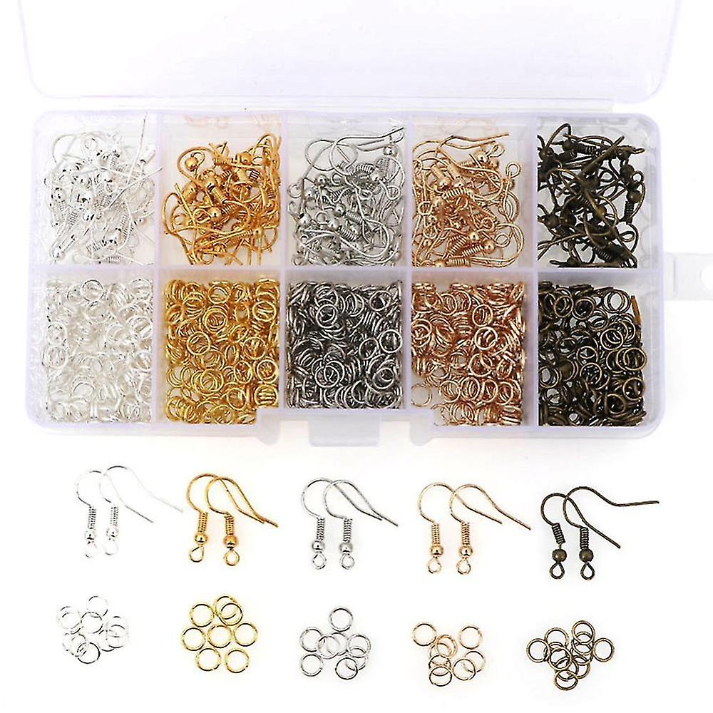 Ear Hooks Single Circle Earrings Earrings Diy Material Handmade Accessories Material Bag Set