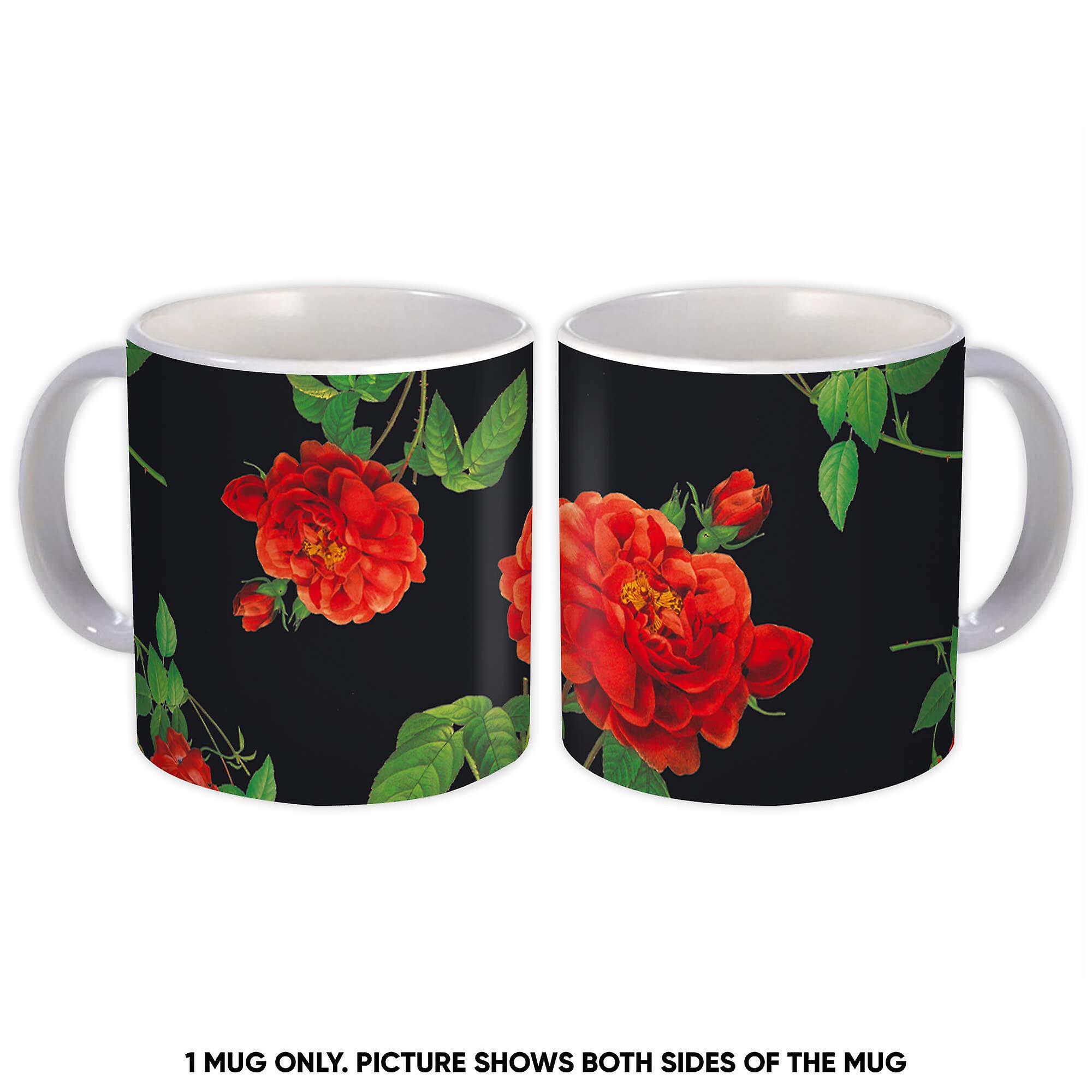 Gift Mug: Botanical Rose Drawing Mothers