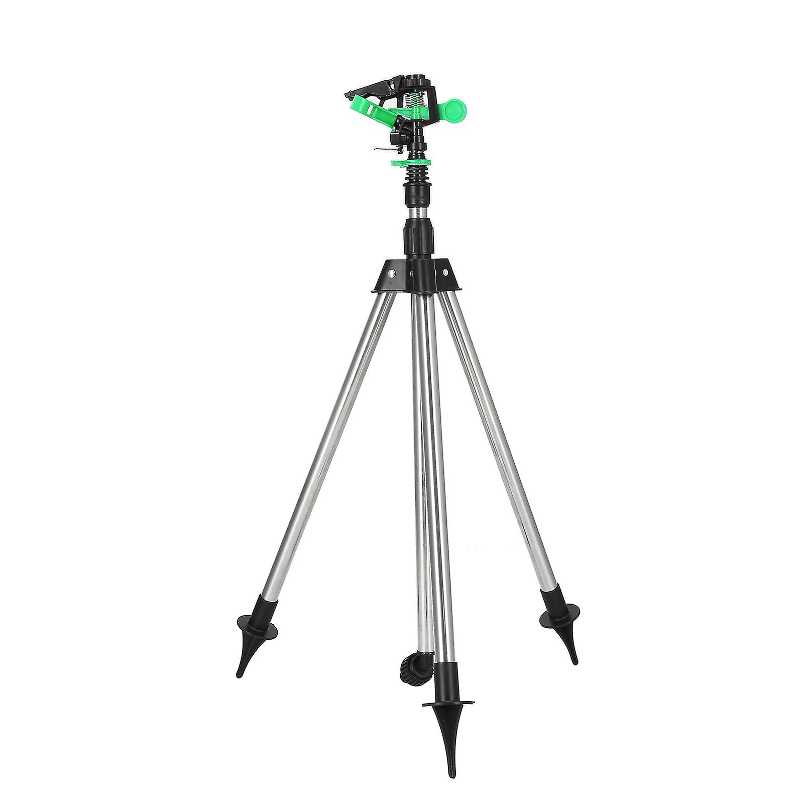 Tripod-Mounted Adjustable Garden Sprinkler for Effective Watering