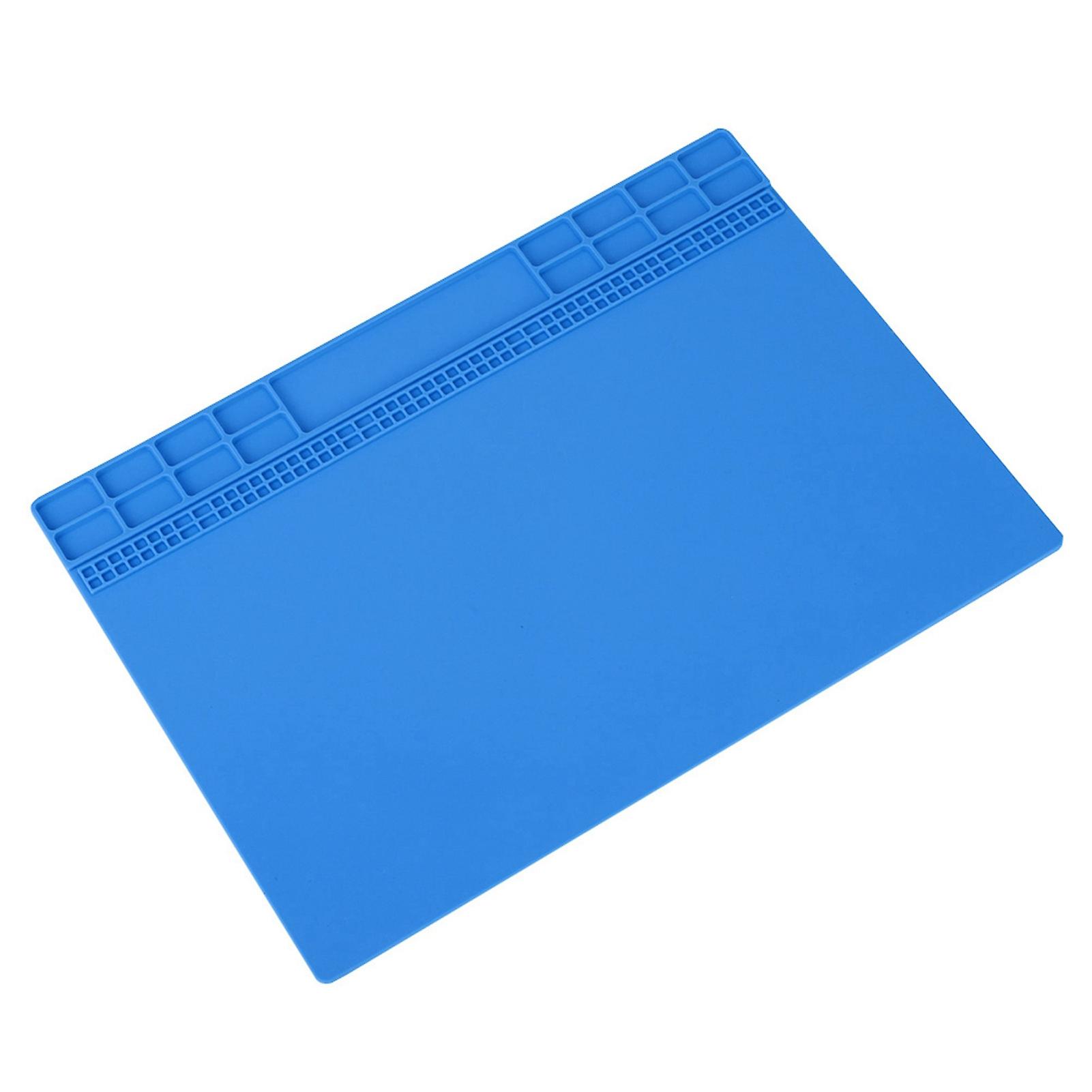 Heat Resistant Phone Computer Maintenance Platform Heat Insulation Pad Mat Dark Blue