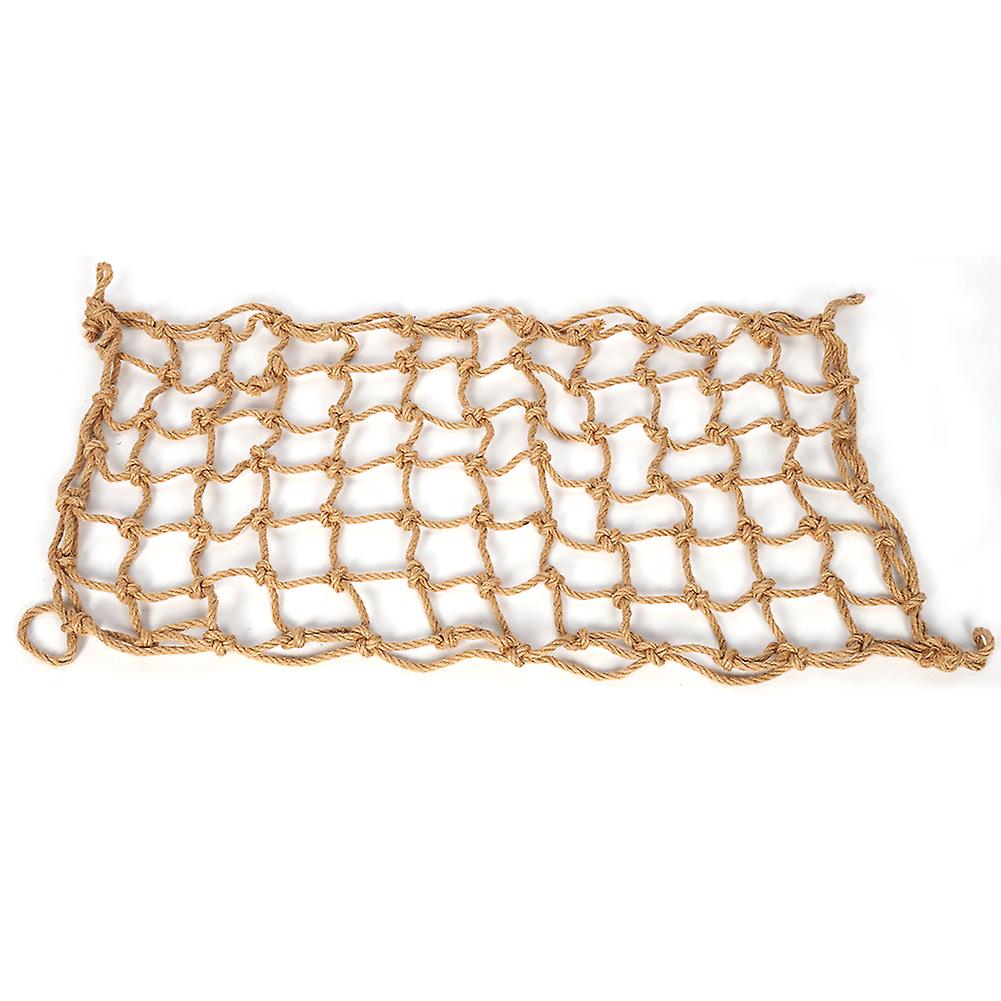 Hemp Rope Parrot Climbing Net Medium Large Bird Cage Toy Hanging Swing Durable Natural Fiber for Bird Exercise and Play