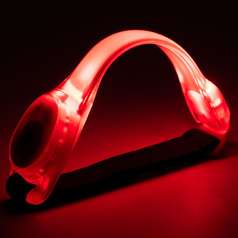 Lighting Safety Armband LED Armband 4 Modes Running Safety Glow Band for Party Camping Replaceable Battery