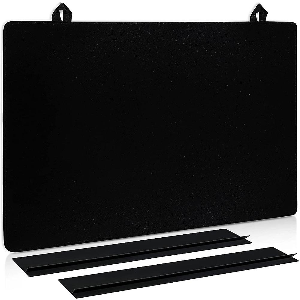 Cover Glass Top Stove Protector Electric Stove Cover Foldable Washer Work Surface Cover with 2 Spa