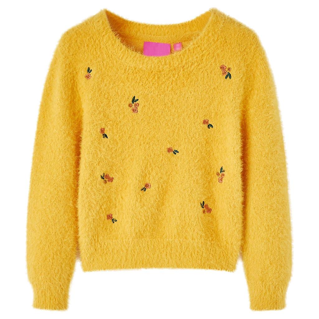 Kinderpullover Gestrickt Ocker 116, SKU: 14939