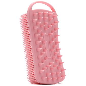 Silicone Body Gel, 2 in 1 Body Shower Gel, Soft Silicone Cucumber, Scalp Shampoo, Two-Sided Body Brush, Body Wash