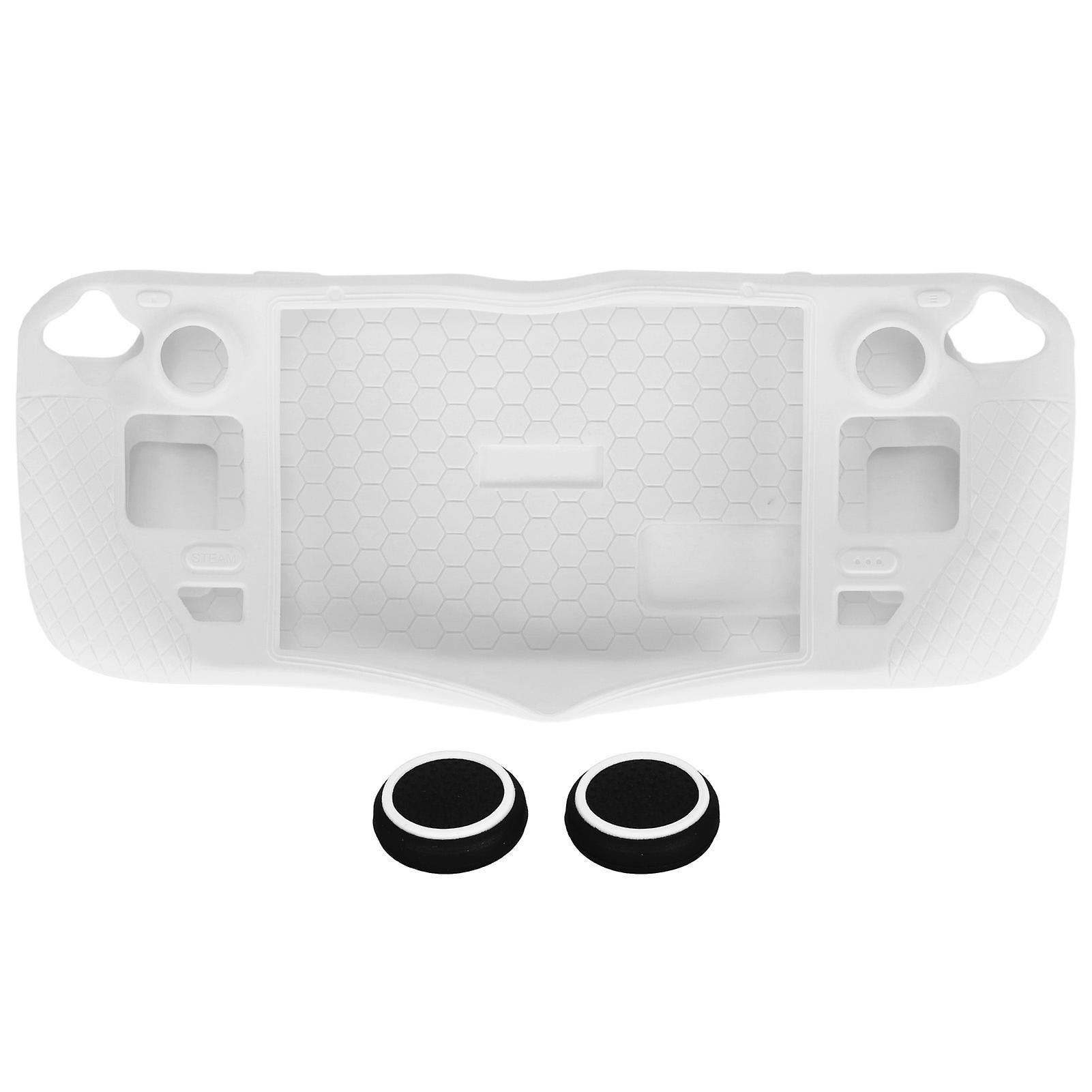 Housse de protection épaisse et résistante aux chocs pour console de jeu Steam Deck, en silicone, beige