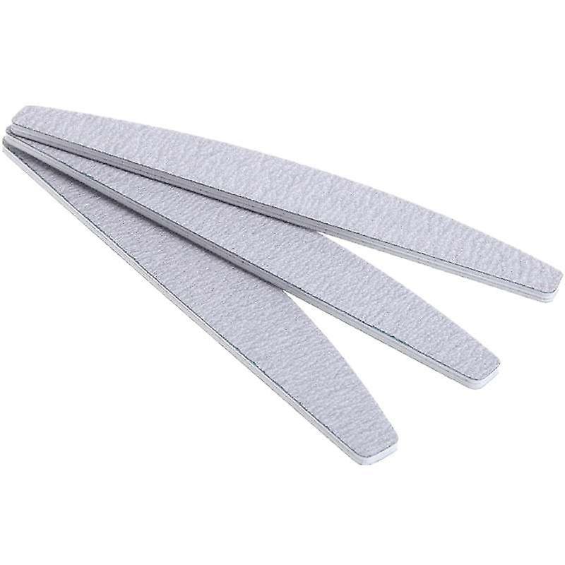 3-pack Half moon zebra - 120/180 - Nail file