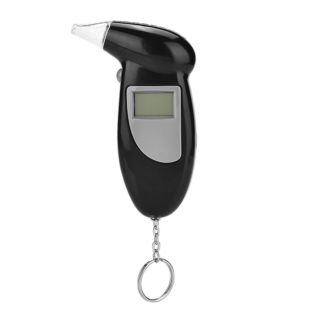 LCD Screen Professional Alcohol Breath Tester Analyzer Lie Detector Breathalyser No Backlight