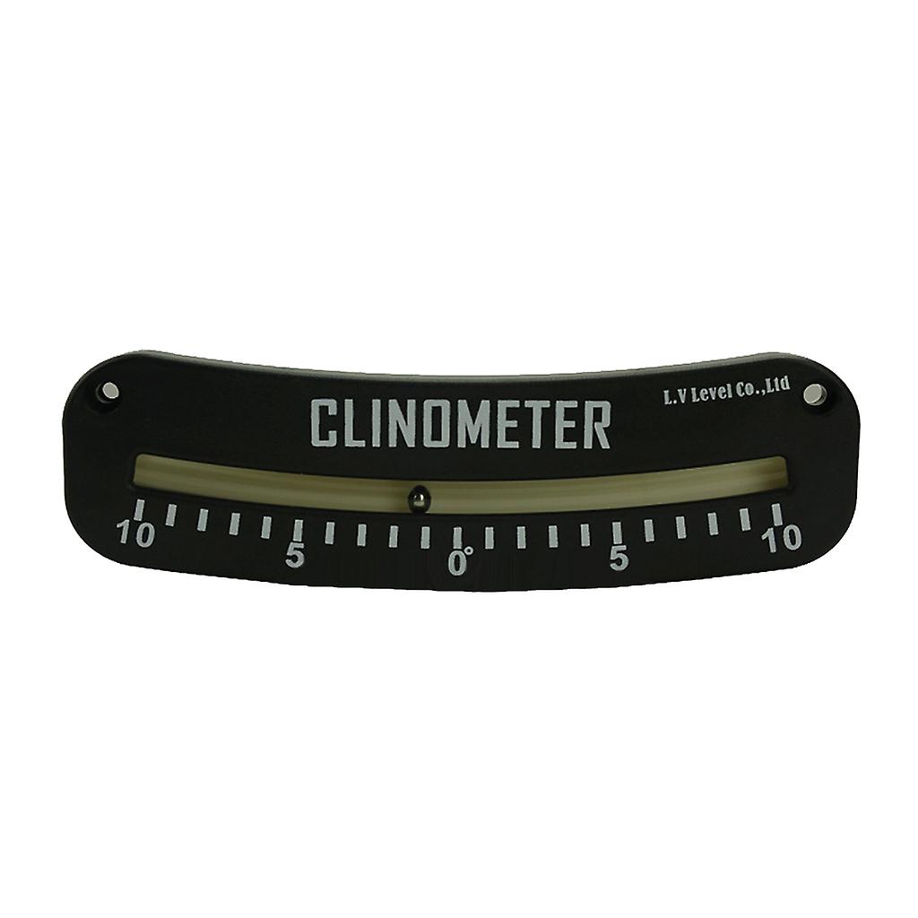 Marine Grade Shatter-Proof 10 Inclinometer Angle Indicator