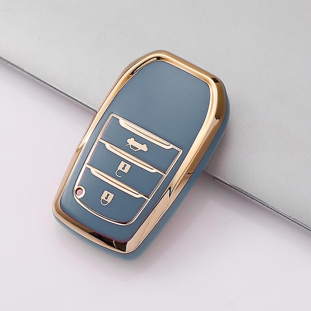 6 Button Car Key Case For Toyota Alphard Previa Voxy Noah Esquire Vellfire Harrier Shell Fob Holder 