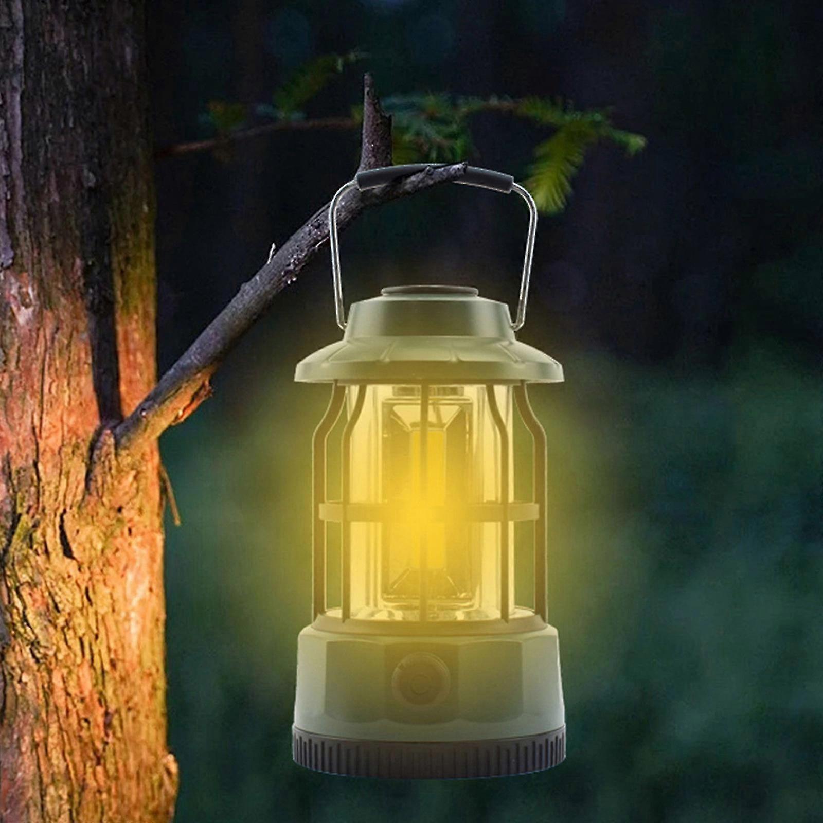Mardi Gras 2024 Camping Lights Tent Camp Atmosphere Lights Retro Lighting Portable Rechargeable Portable Horse Lights