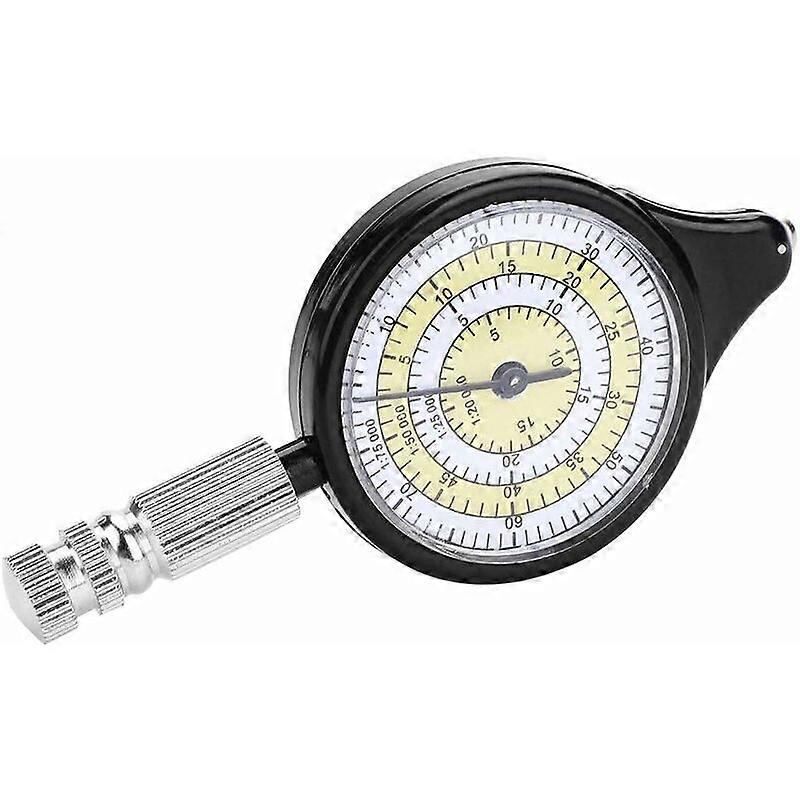 Measure Map, Mini Outdoor Map Measuring Distance Caculator Mapping Tool Metal Wheel