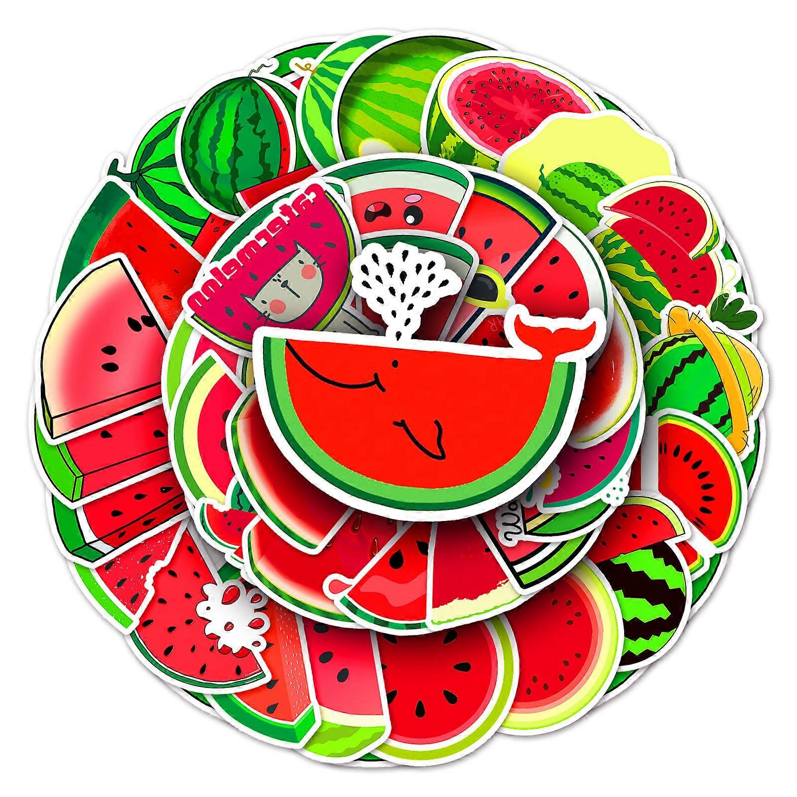 100 PC Stickers-Watermelon and Orange