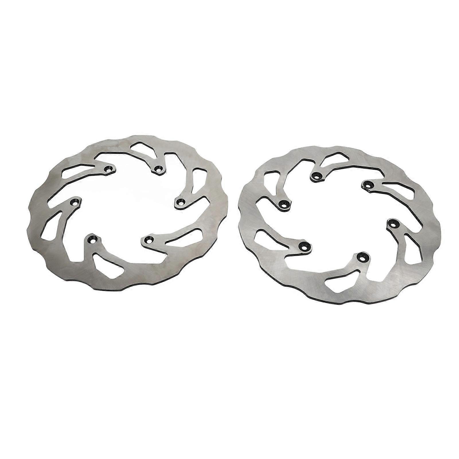 1 Pair Motorcycle Brake Disc Heat Dissipation Low Noise Shockproof Fit For YZ125 YZ250 YZ250F YZ450F YZ250X YZ250FX E2U011