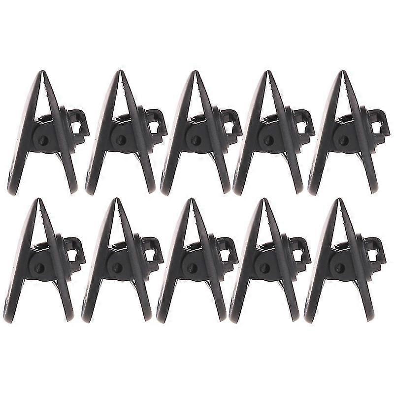 10pcs/set كابل الحبل كليب المشبك طوق السترة حامل قميص لسماعة الرأس سماعة الأذن
