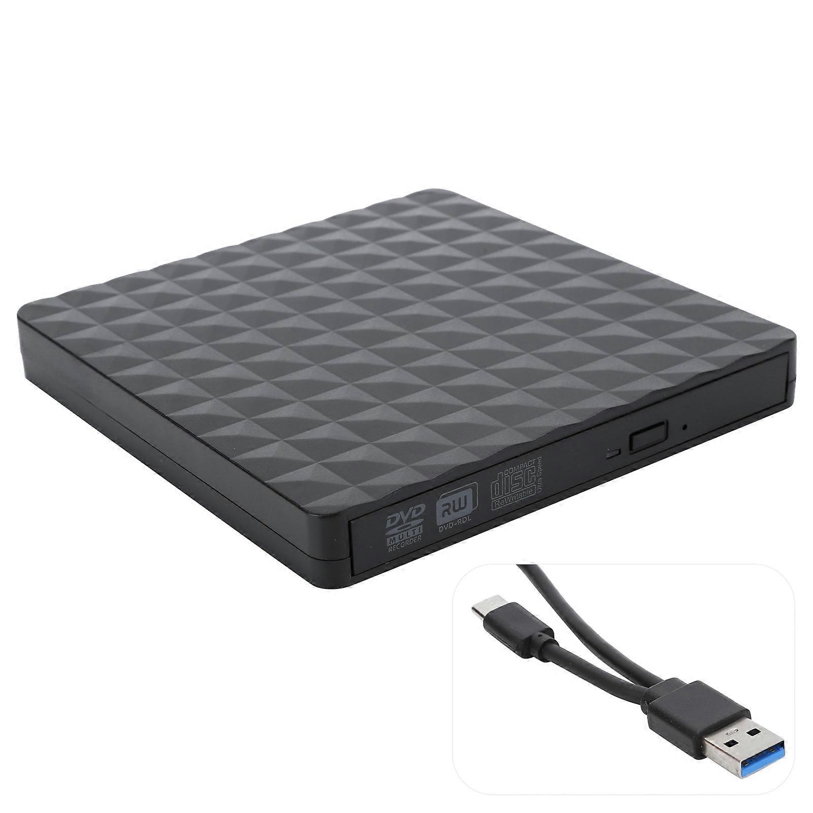 Diamond DVD Recorder Integrate USB and TYPEC Wire External Optical Drive for Windows / Linx / OS X