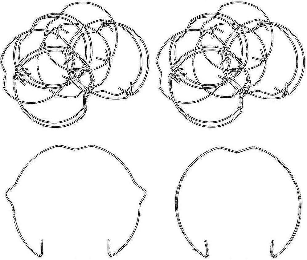 20 قطعة مصباح إصلاح الحلقات ل 50mm Mr16 Gu10 الأضواء ، حلقة كليب مقاطع لمبة الهالوجين LED
