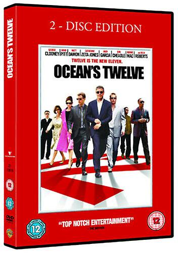 Oceans Twelve DVD (2006) Brad Pitt Soderbergh (DIR) cert 12 2 levyä - Alue 2