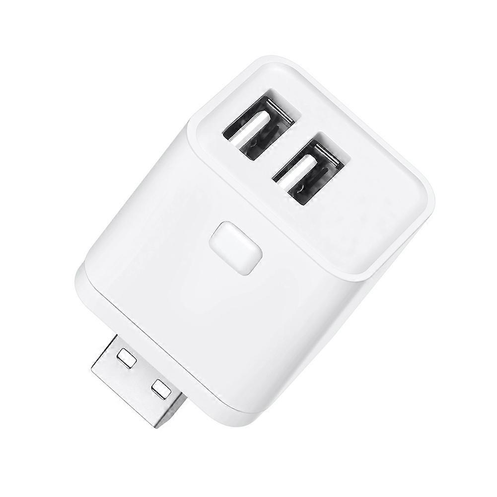 Tuya WiFi USB Adaptor Switch 2 Gang 5V Mini USB Power Adaptor Smart Life Control Via Alexa Yandex