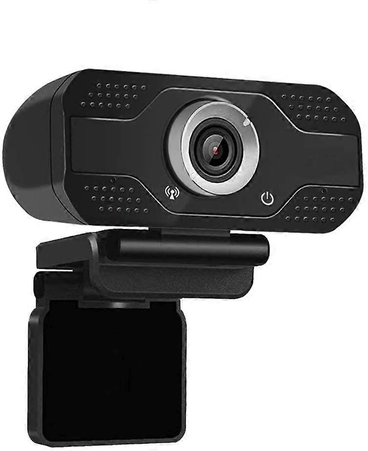 マイク付きウェブカメラ、1080p HDウェブカメラストリーミングコンピューターWebカメラUSBケーブルPCラップトップデスクトップビデオ通話、オンライン会議クラスブラック